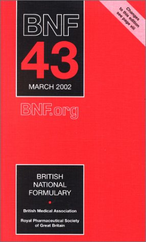 Stock image for British National Formulary (BNF) 43 (British National Formulary, 43) for sale by WorldofBooks