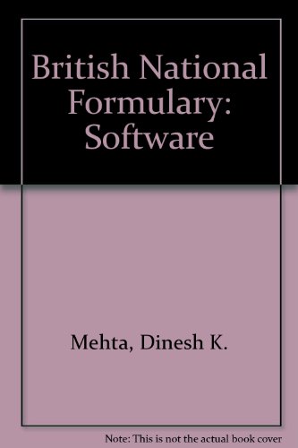 British National Formulary: Software (9780853696117) by Mehta, Dinesh K.