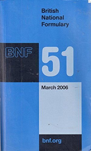 Stock image for British National Formulary 2006: v. 51 for sale by madelyns books