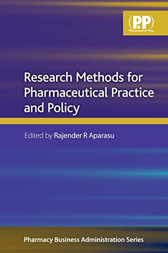 Stock image for Research Methods for Pharmaceutical Practice and Policy for sale by Blackwell's
