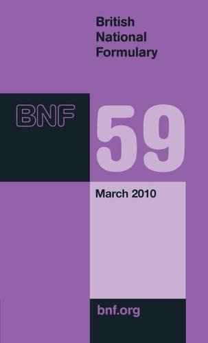 Imagen de archivo de British National Formulary 59 March 2010 a la venta por WorldofBooks