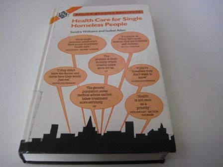 Beispielbild fr Health Care for Single Homeless People zum Verkauf von Better World Books Ltd