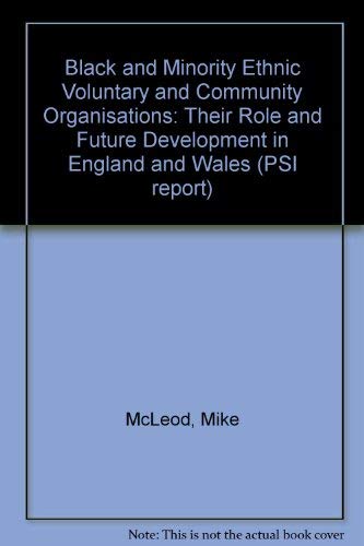 Imagen de archivo de Black and Minority Ethnic Voluntary and Community Organisations : Their Role and Future Development in England and Wales a la venta por Better World Books: West