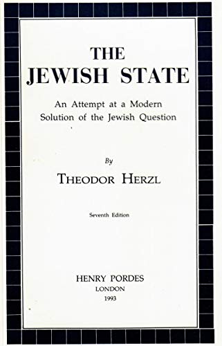 Beispielbild fr Jewish State zum Verkauf von PsychoBabel & Skoob Books