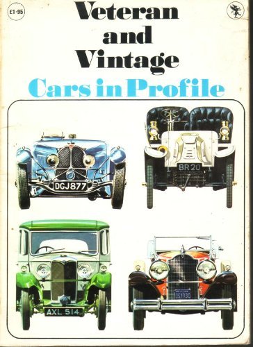 Imagen de archivo de Veteran and Vintage Cars in Profile a la venta por Saucony Book Shop