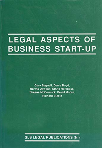 Beispielbild fr Legal aspects of business start-up zum Verkauf von Pigeonhouse Books, Dublin