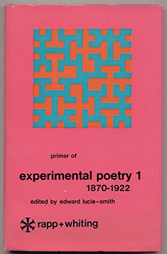 Stock image for Primer of Experimental Poetry for sale by Better World Books