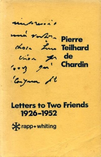 Beispielbild fr Letters to Two Friends 1926-1952 (New Matrix) zum Verkauf von Anybook.com