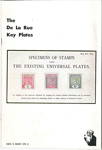 Stock image for De La Rue Key Plates for sale by Posthoc Books [IOBA]