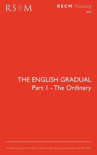 Imagen de archivo de The English Gradual Part 1-The Ordinary a la venta por Blackwell's