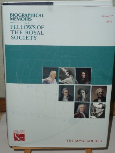 Imagen de archivo de Biographical Memoirs Of Fellows Of The Royal Society Volume 57 2011 a la venta por AwesomeBooks