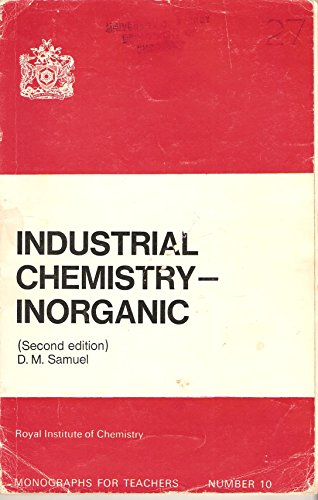 9780854040087: Industrial Chemistry: Inorganic