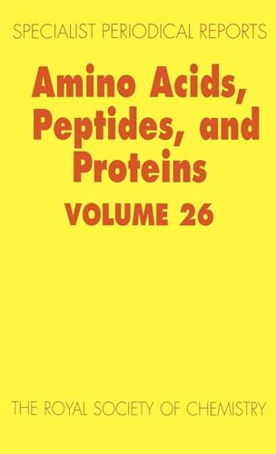 Imagen de archivo de Amino Acids, Peptides and Proteins: Volume 26 (Specialist Periodical Reports) a la venta por The Book Bin