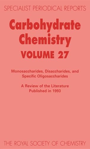 Beispielbild fr Carbohydrate Chemistry (27) zum Verkauf von Ammareal