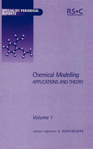 Imagen de archivo de Chemical Modelling: Applications and Theory Volume 1 (Specialist Periodical Reports, Volume 1) a la venta por Phatpocket Limited