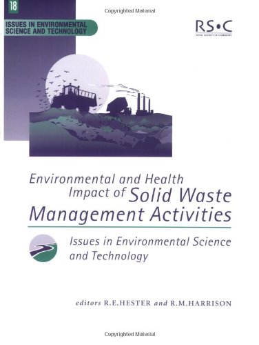 Stock image for Environmental and Health Impact of Solid Waste Management Activities for sale by Books Puddle