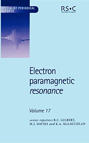 Stock image for Electron Paramagnetic Resonance: Volume 17 for sale by Ria Christie Collections