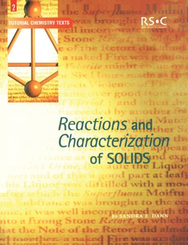 Beispielbild fr Reactions and Characterization of Solids zum Verkauf von Books Puddle