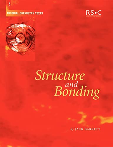 Beispielbild fr Structure and Bonding: RSC (Tutorial Chemistry Texts) zum Verkauf von AwesomeBooks
