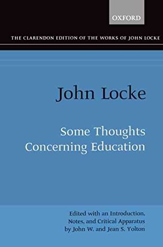 Some Thoughts Concerning Education 1693 (9780854174096) by Locke, John