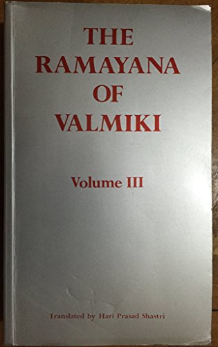 Imagen de archivo de The Ramayana of Valmiki, Vol. III a la venta por Zoom Books Company