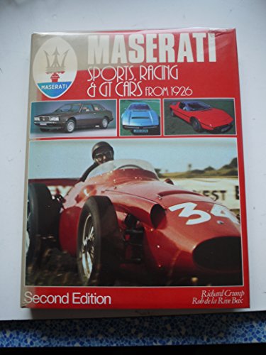 Beispielbild fr Maserati: Sports, Racing and GT Cars from 1926 (A Foulis motoring book) zum Verkauf von AwesomeBooks