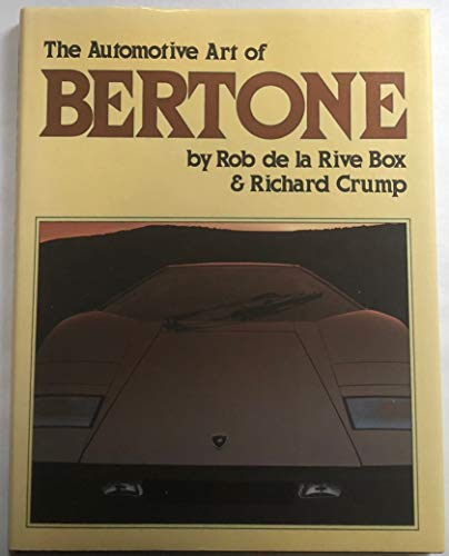 Beispielbild fr Automotive Arts of Bertone zum Verkauf von Weird Books