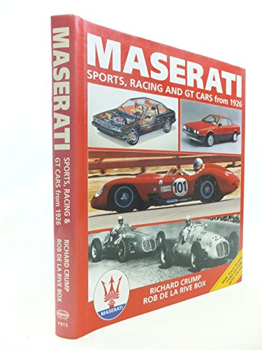 Imagen de archivo de Maserati: Sports Racing and GT Cars from 1926 a la venta por ThriftBooks-Atlanta