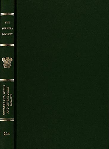 Beispielbild fr Sunderland Wills and Inventories, 1651-1675 zum Verkauf von Blackwell's