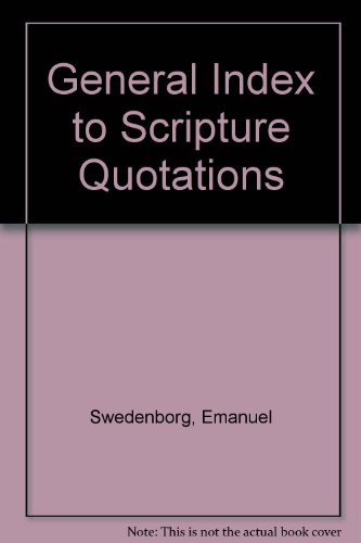 Index to Swedenborg's Scripture Quotes (9780854480487) by Searle, A.