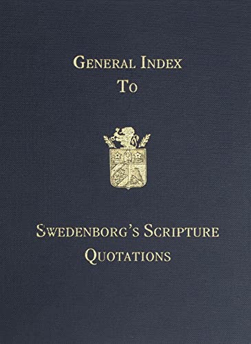 Stock image for General Index to Swedenborg's Scripture Quotations for sale by ThriftBooks-Dallas