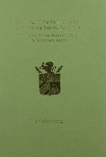 Imagen de archivo de Teaching of the New Jerusalem Concerning Sacred Scripture | Doctrina Novae Hierosolymae De Scriptura Sacra 2019 a la venta por Blackwell's