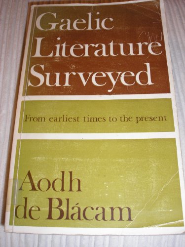 Stock image for Gaelic Literature Surveyed for sale by Better World Books Ltd