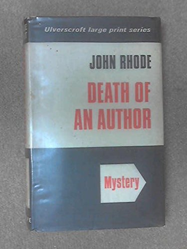 Death Of An Author (U) (9780854562473) by Rhode, John