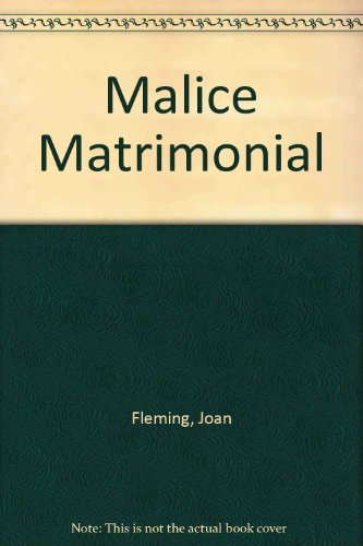 9780854568291: Malice Matrimonial
