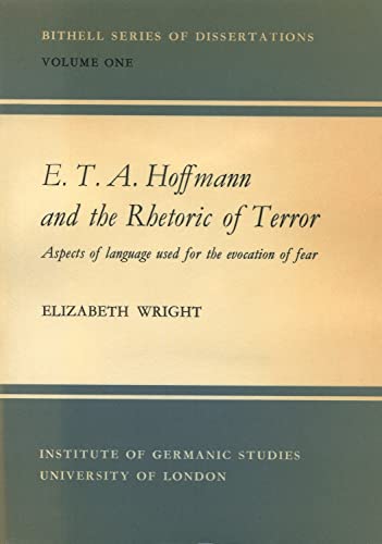 Immagine stock per E. T. A. Hoffmann and the Rhetoric of Terror: 001