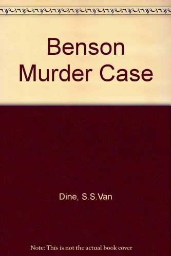 9780854681549: Benson Murder Case