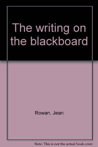 9780854682089: Writing on the Blackboard