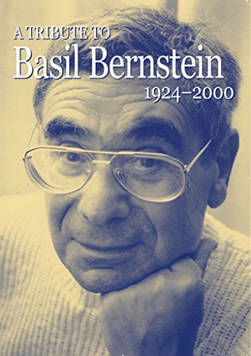 Imagen de archivo de A Tribute to Basil Bernstein 1924-2000 a la venta por Books From California