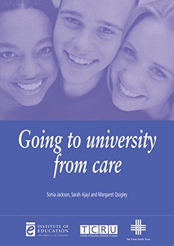 Imagen de archivo de Going to University from Care a la venta por Better World Books Ltd