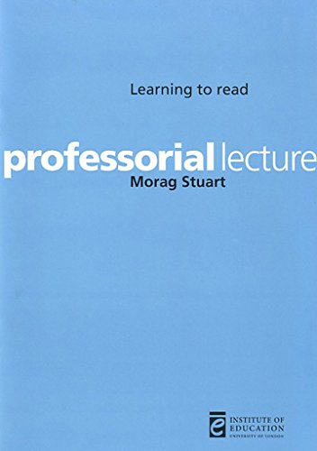 9780854737277: Learning to Read (Professorial Lectures)