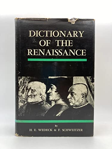Imagen de archivo de Dictionary of the Renaissance a la venta por Better World Books