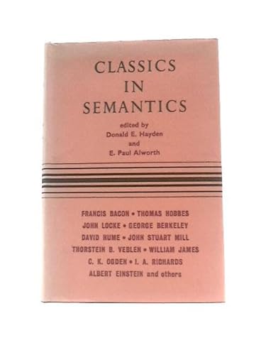 Beispielbild fr Classics in Semantics zum Verkauf von Neil Shillington: Bookdealer/Booksearch