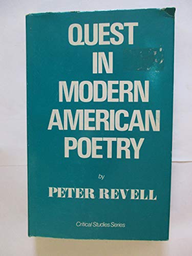 Beispielbild fr Quest in Modern American Poetry zum Verkauf von GloryBe Books & Ephemera, LLC
