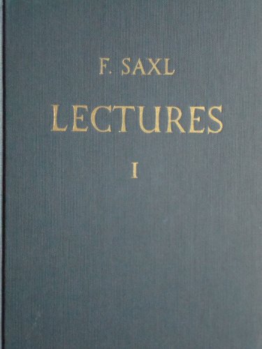 Lectures (9780854810314) by Fritz Saxl