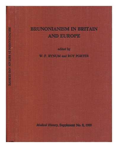 Beispielbild fr Brunonianism in Britain and Europe zum Verkauf von Prior Books Ltd