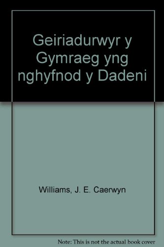 Beispielbild fr Geiriadurwyr Y Gymraeg Yng Nghyfnod Y Dadeni zum Verkauf von Anybook.com