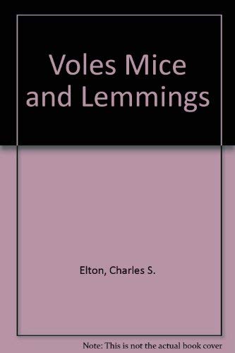 Imagen de archivo de Voles Mice and Lemmings a la venta por Better World Books