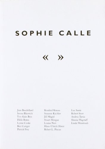 9780854881765: Sophie Calle: The Reader