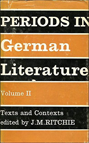 Stock image for Periods in German Literature: v. 2 for sale by The Guru Bookshop